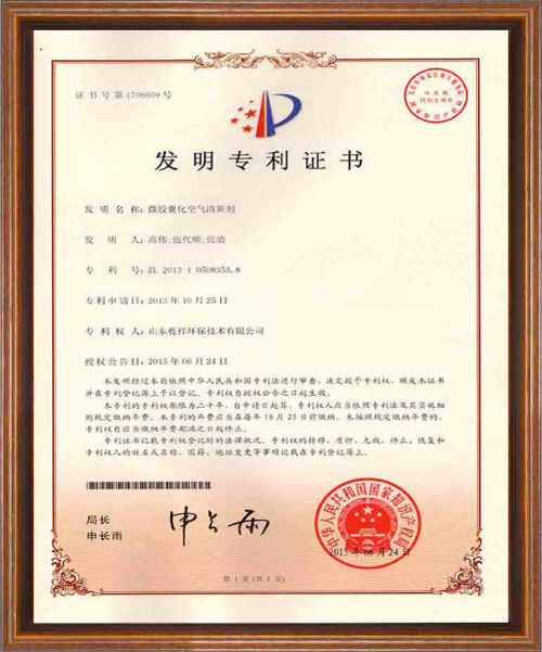 治理產品國家專利